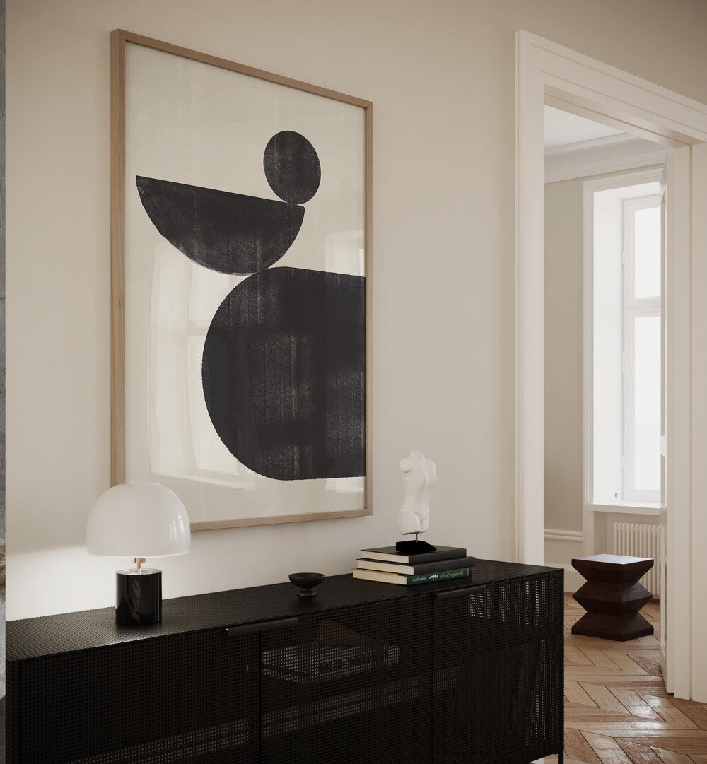 Elevate your space with SHAPE STUDY III, GEOMETRIC ART PRINTS by The Miuus Studio, featuring modern abstract design.
