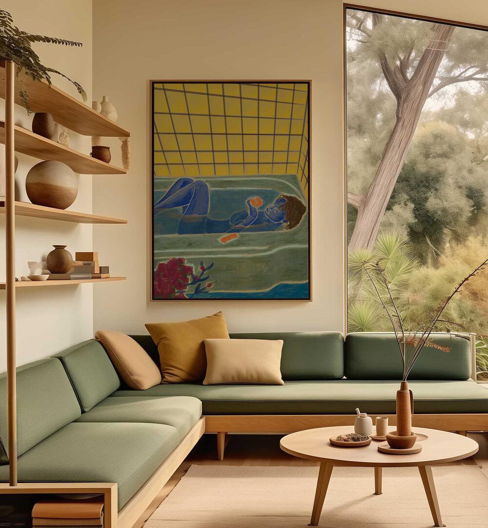 Elegant living space featuring artwork from THE ROSE, PORTRAITS collection, showcasing beauty and artistry.