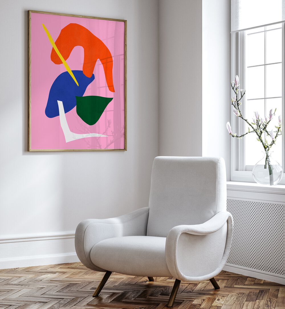 Bright and bold, the EXPRESSIVE XII, GEOMETRIC ART PRINTS enhance any space with modern artistic flair.