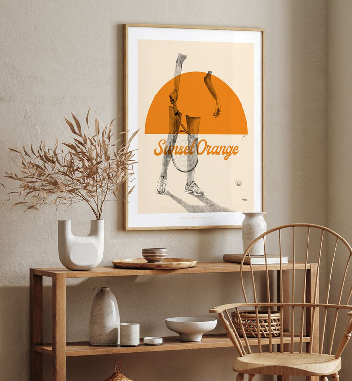 SUNSET ORANGE , SPORTS POSTERS