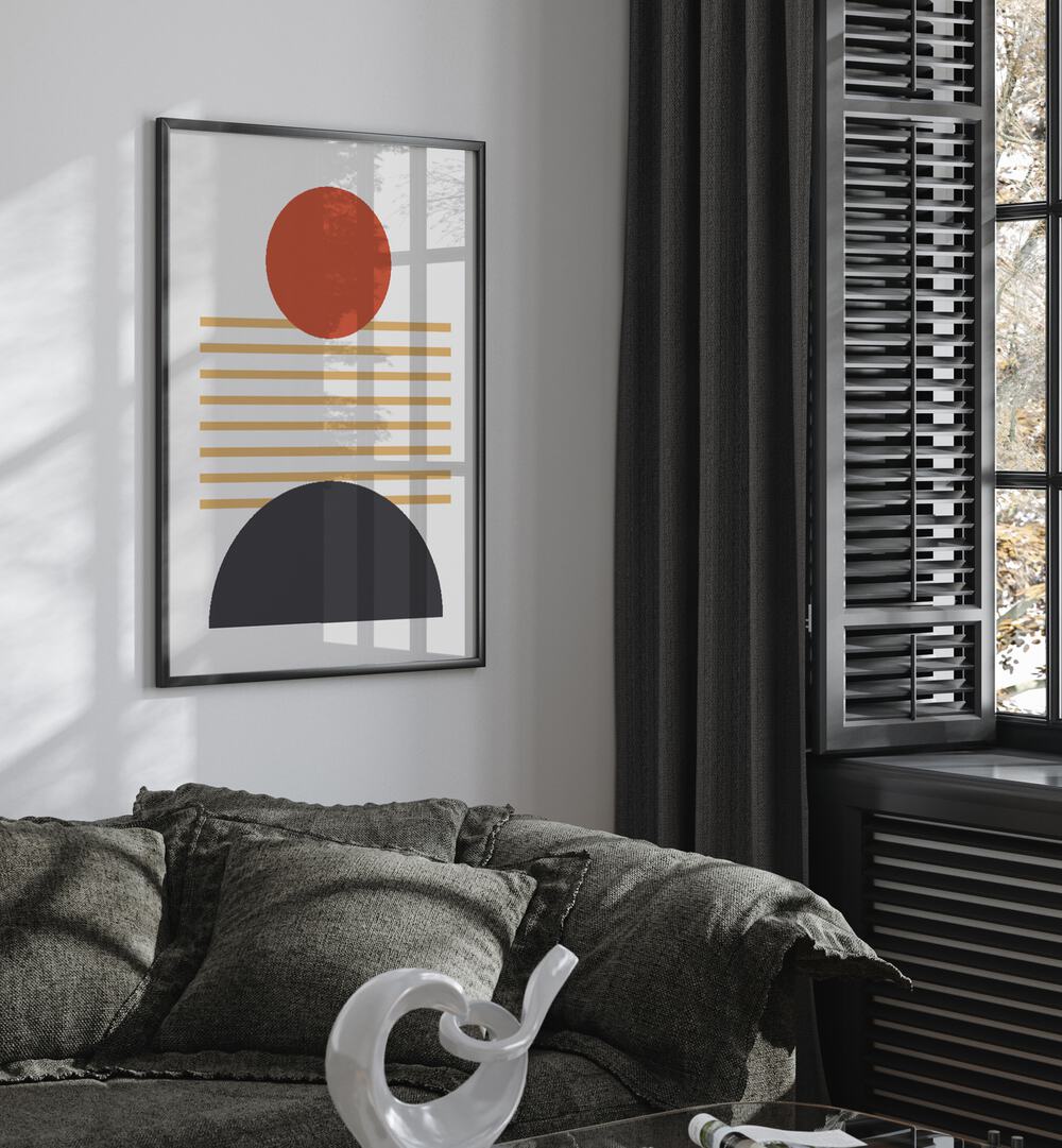 GEOMETRIC BLACK BOHO II GEOMETRIC ART PRINTS, GEOMETRIC PAINTINGS