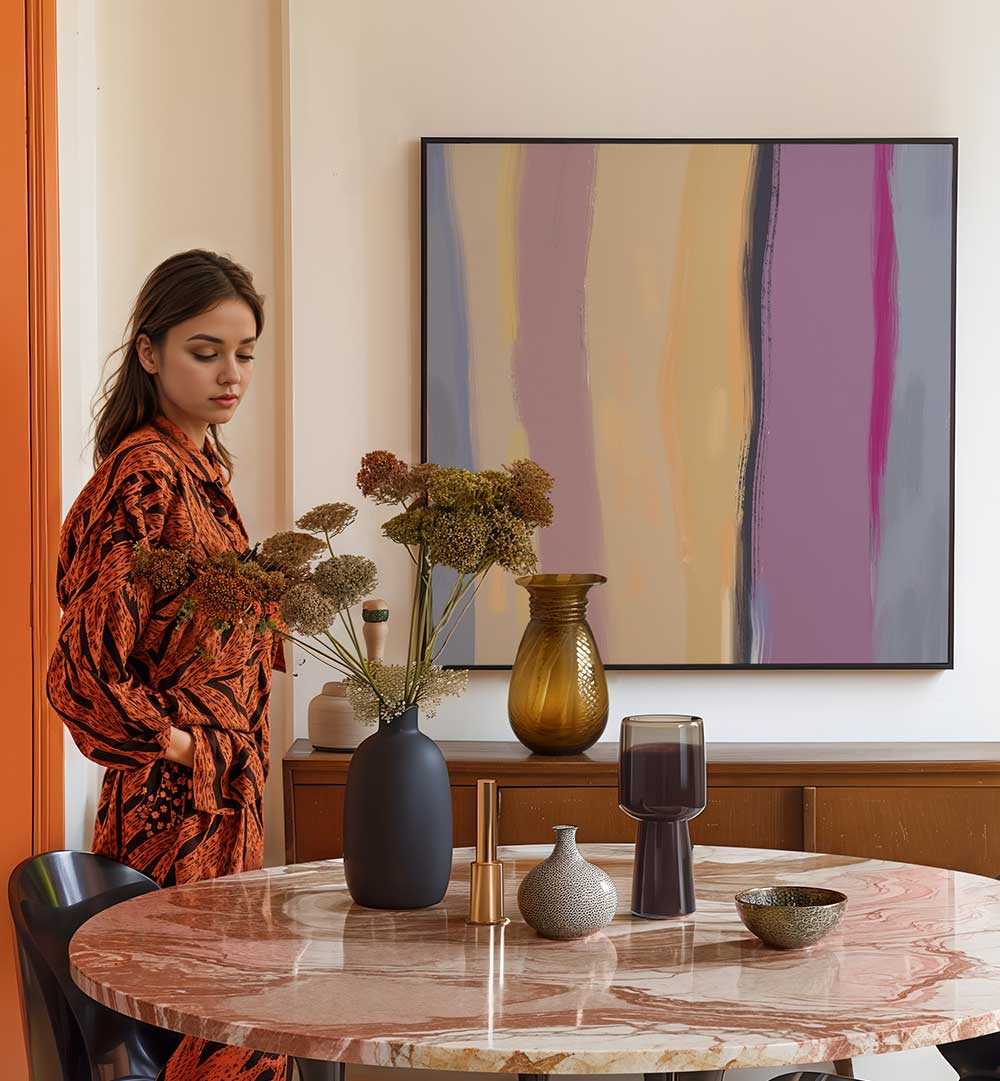 VIBRANT PALETTE V , ABSTRACT PAINTINGS