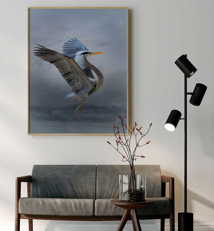 THE GREAT BLUE HERON , PHOTOGRAPHY PRINTS