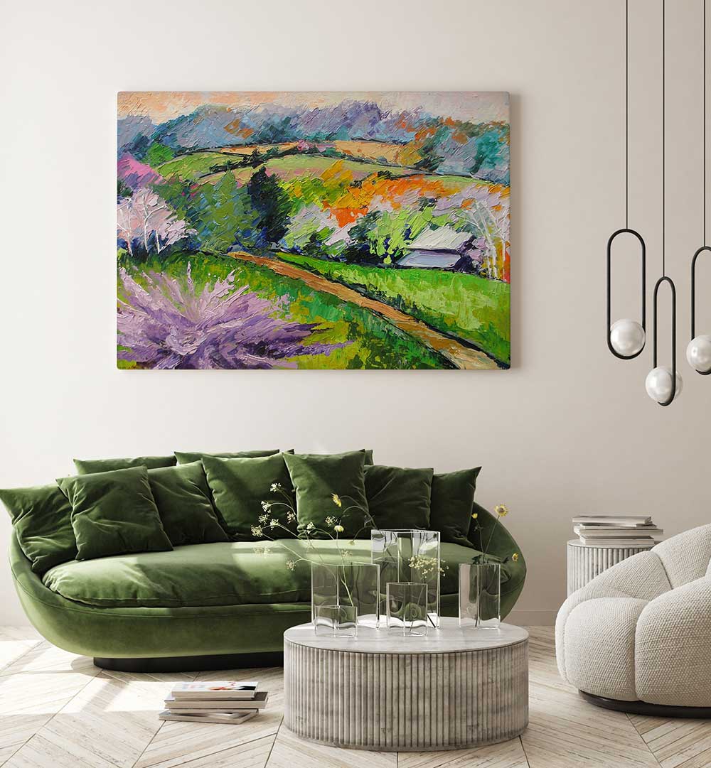 COVERBRIDGE ROAD , LANDSCAPE PAINTINGS