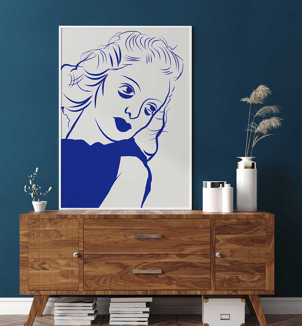 WOMAN FACE , PORTRAITS & FIGURATIVE ILLUSTRATIONS