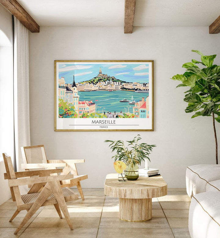 MARSEILLE  CITY - FRANCE , TRAVEL POSTERS