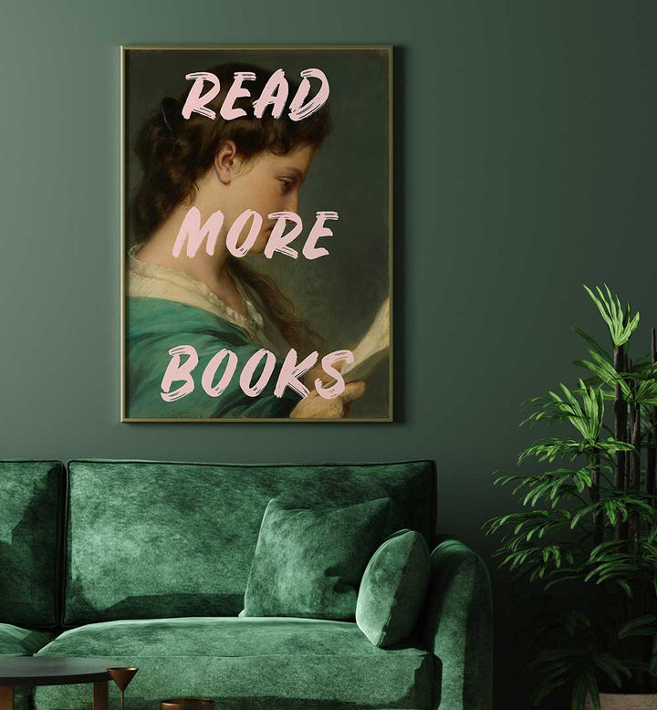 READ MORE BOOKS III , ALTERED ART PRINTS
