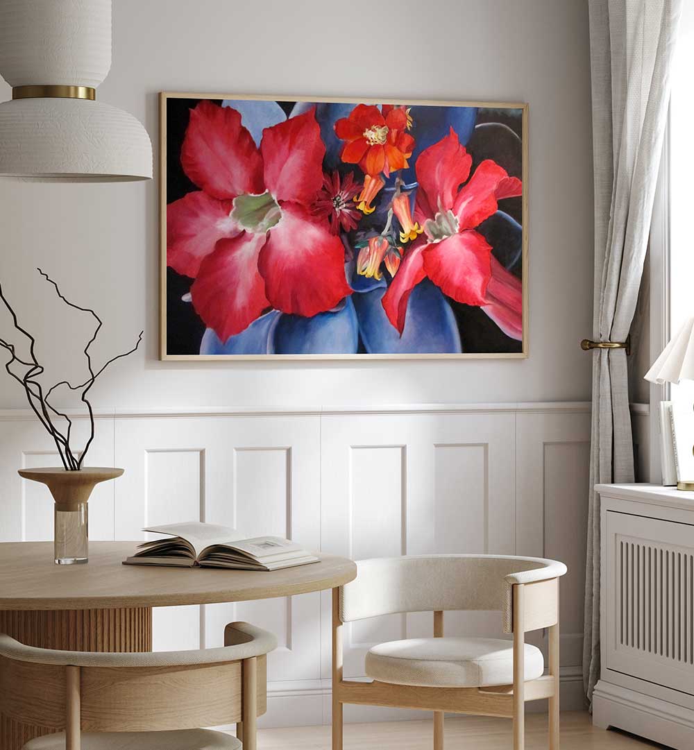 HAWAIIN FLOWERS , FLORAL FLOWER PAINTINGS