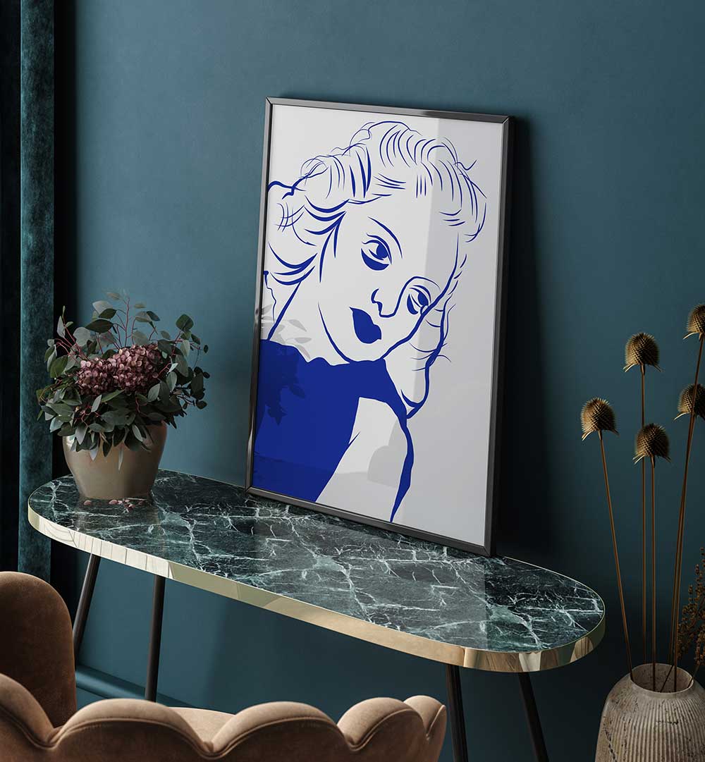 WOMAN FACE , PORTRAITS & FIGURATIVE ILLUSTRATIONS