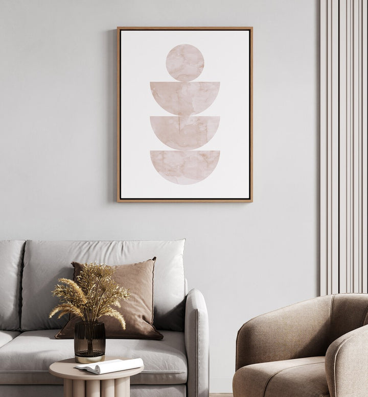 Elegant WATERCOLORS VII, BOHO ART PAINTINGS feature soft watercolor circles, perfect for enhancing any creative space.
