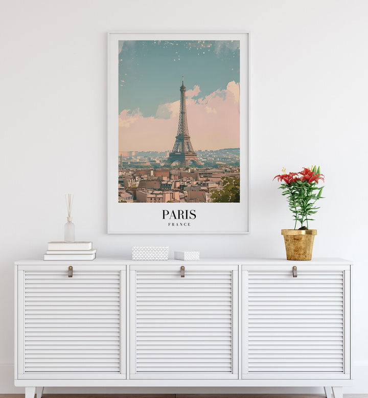 paris-france II travel posters Artwork IV placed on a Wall 
