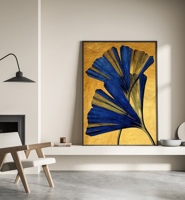 GINKO BILOBA NATURE FLORAL ART II ,FLORAL FLOWER PAINTINGS