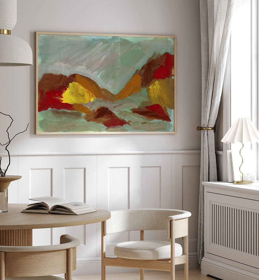 Vibrant WILD TERRAIN, LANDSCAPE PAINTINGS enhance your space with nature's beauty and striking colors.