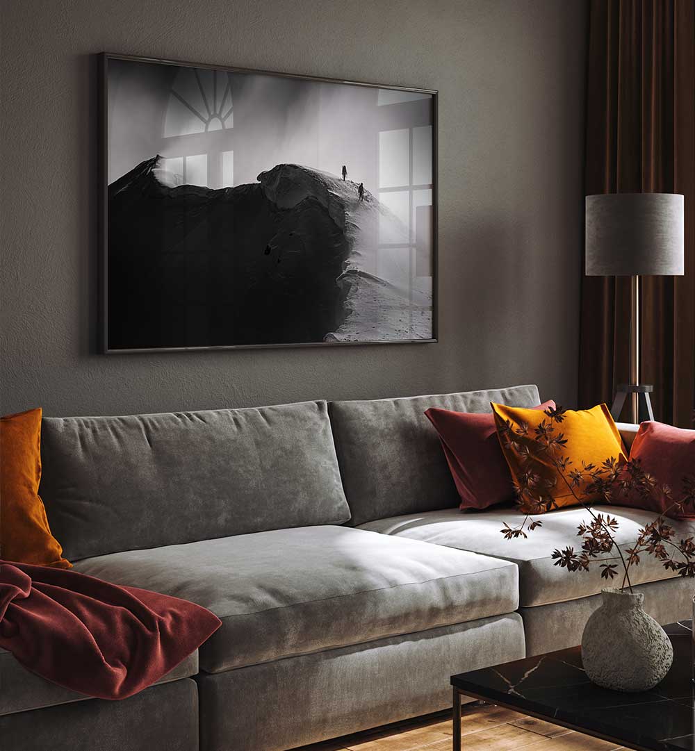 SNOWY RIDGE WALK , PHOTOGRAPHY PRINTS