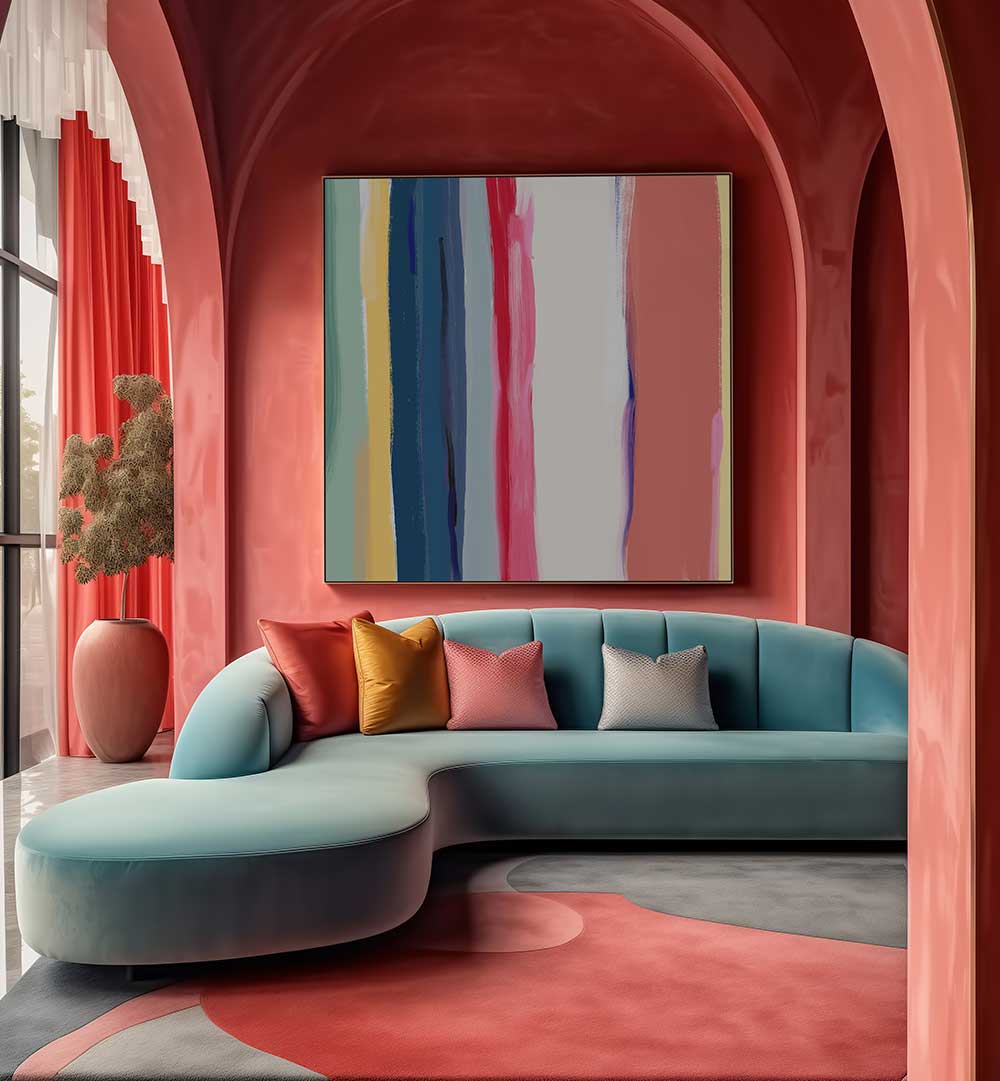 VIBRANT PALETTE II , ABSTRACT PAINTINGS