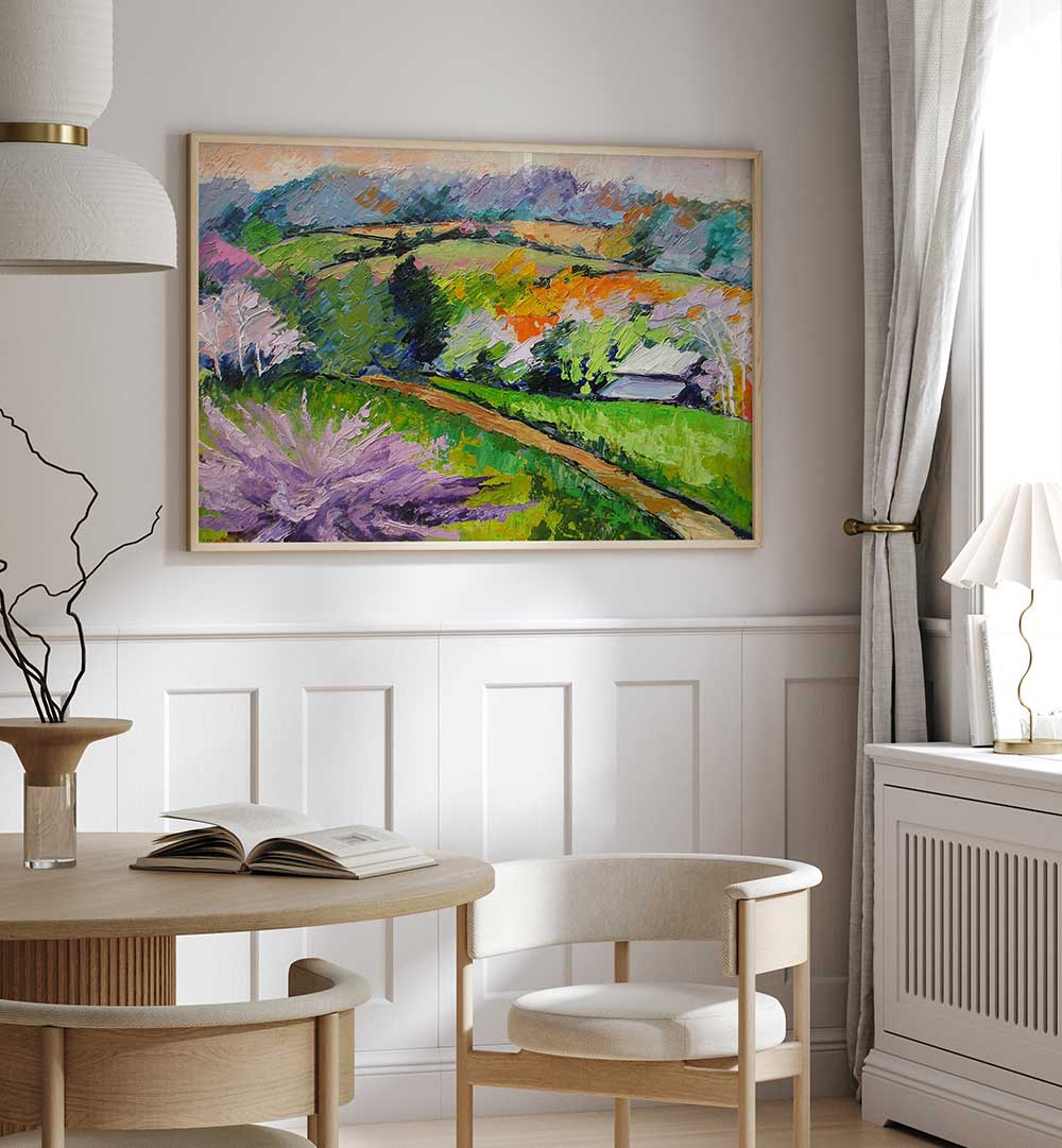 COVERBRIDGE ROAD , LANDSCAPE PAINTINGS