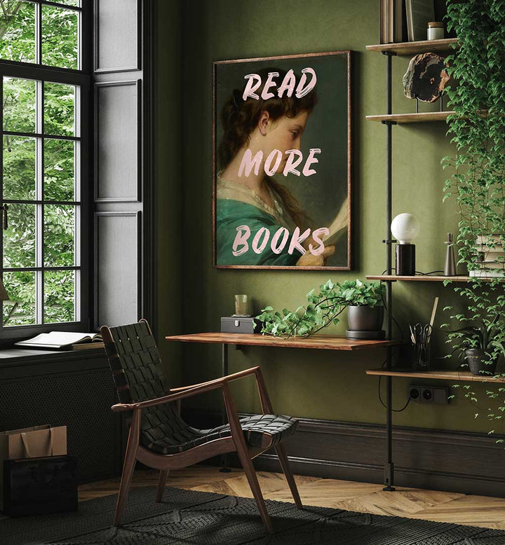 READ MORE BOOKS III , ALTERED ART PRINTS