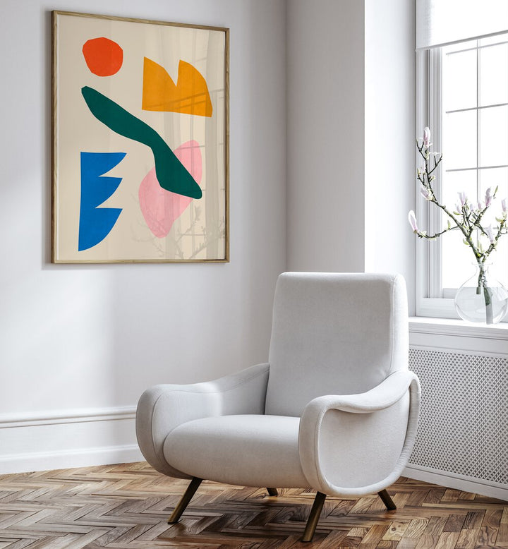 Bright and modern, the EXPRESSIVE XIII, GEOMETRIC ART PRINTS enhance any space with bold shapes and colors.