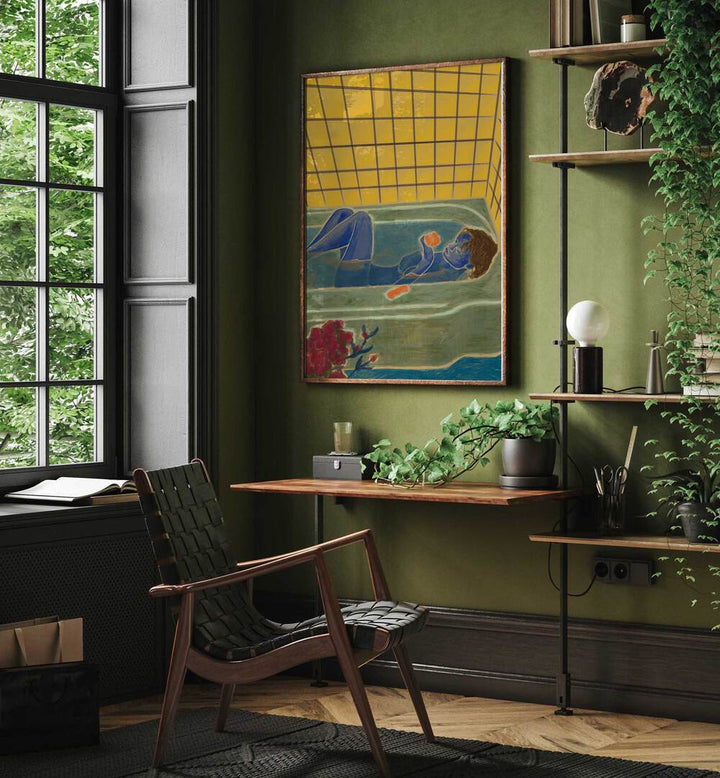 Exquisite artwork featuring THE ROSE, PORTRAITS & FIGURATIVE ILLUSTRATIONS, enhancing elegant home decor.