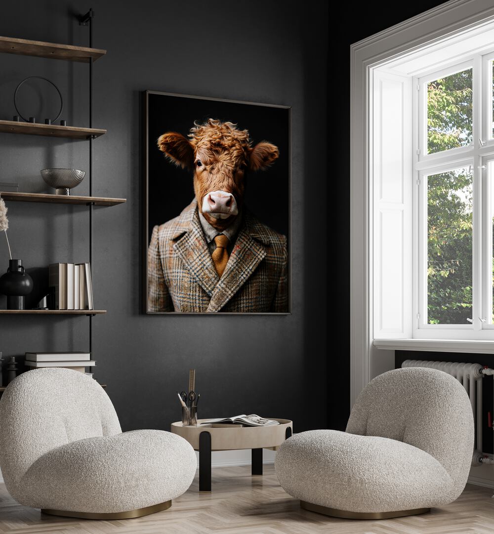 WILD SUITS - COW , ANIMAL PAINTINGS