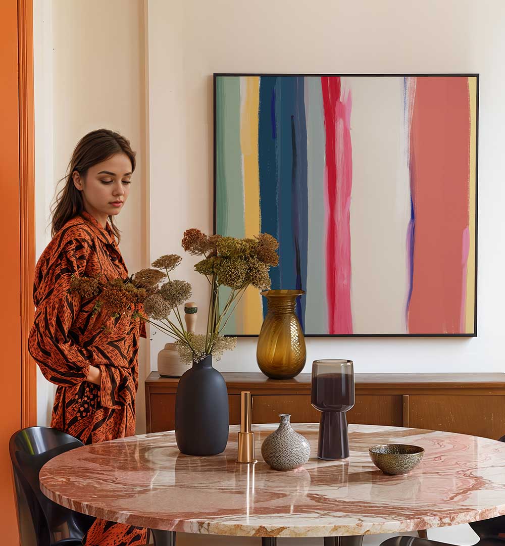 VIBRANT PALETTE II , ABSTRACT PAINTINGS