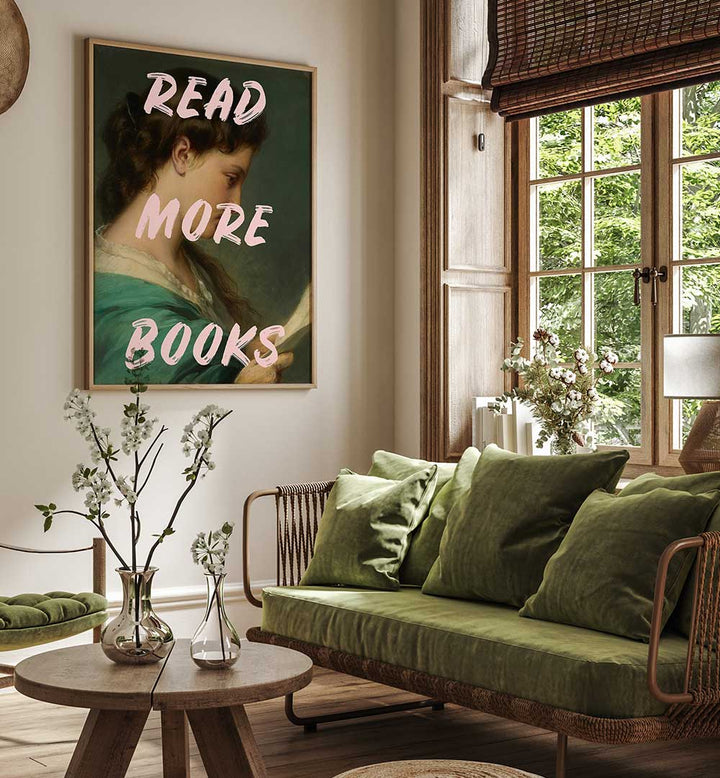 READ MORE BOOKS III , ALTERED ART PRINTS