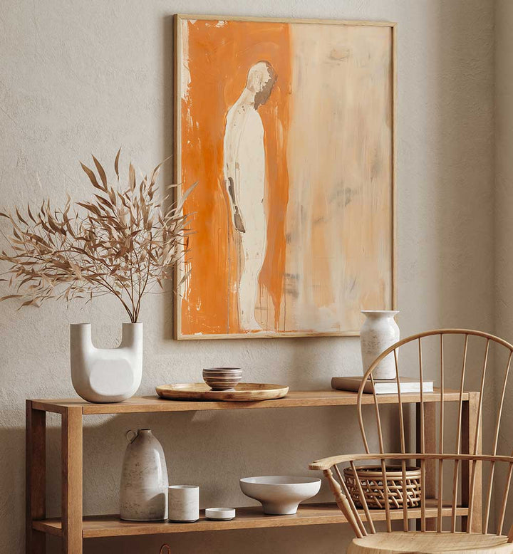 THE MAN IN ORANGE , PORTRAITS & FIGURATIVE ILLUSTRATIONS