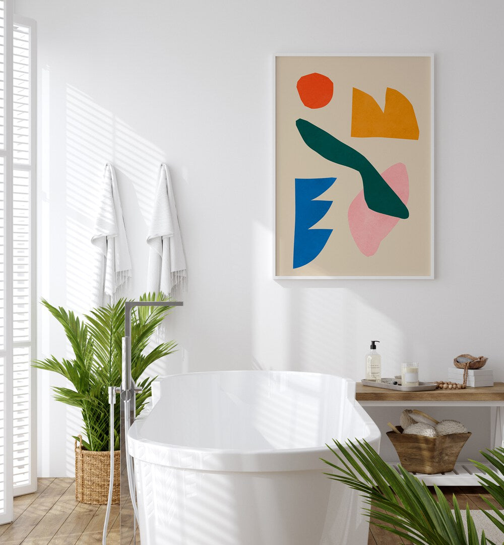 Bright and modern, the EXPRESSIVE XIII, GEOMETRIC ART PRINTS add creative flair to any space, perfect for artistic homes.