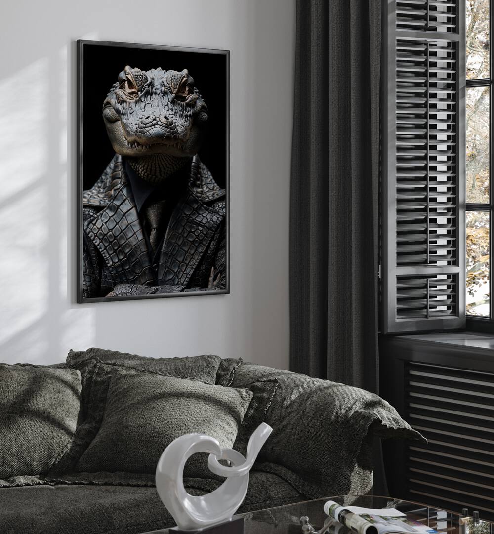 WILD SUITS - CROCODILE , ANIMAL PAINTINGS