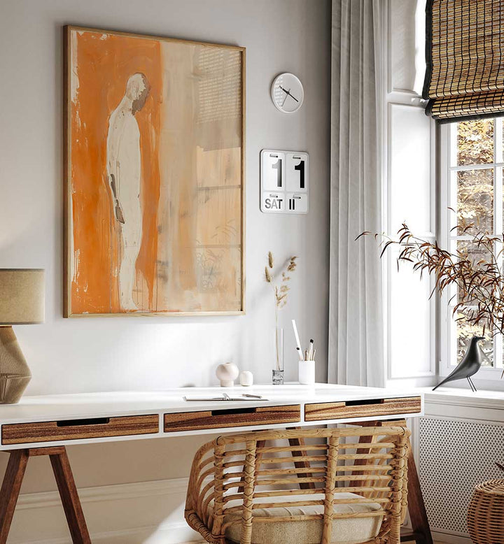 THE MAN IN ORANGE , PORTRAITS & FIGURATIVE ILLUSTRATIONS