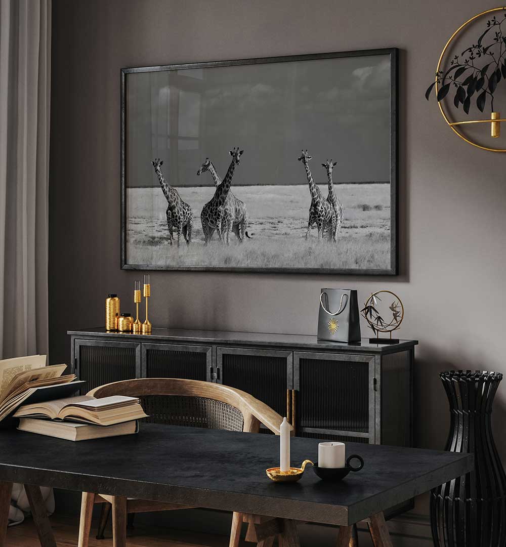 LOOK GIRL STRANGE ANIMALS  , PHOTOGRAPHY PRINTS