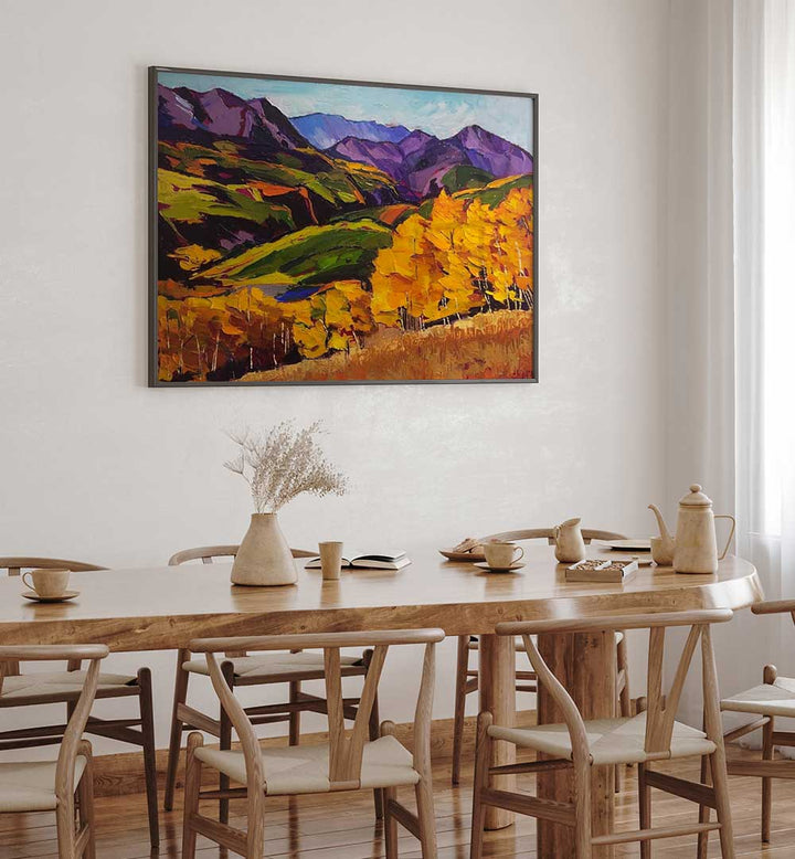 COTTON WOODS , LANDSCAPE PAINTINGS