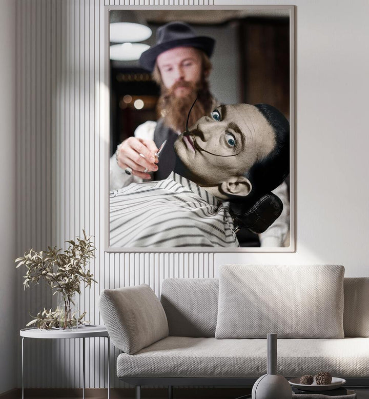 Whimsical MY MOUSTACHE, ALTERED ART PRINTS by Dikhotomy adds unique charm and flair to any space. Perfect conversation starter!