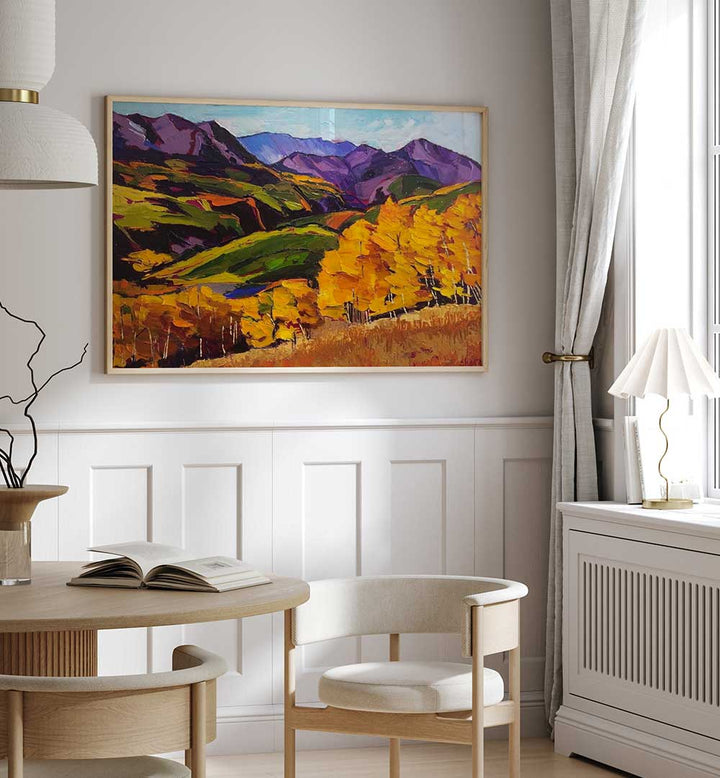 COTTON WOODS , LANDSCAPE PAINTINGS