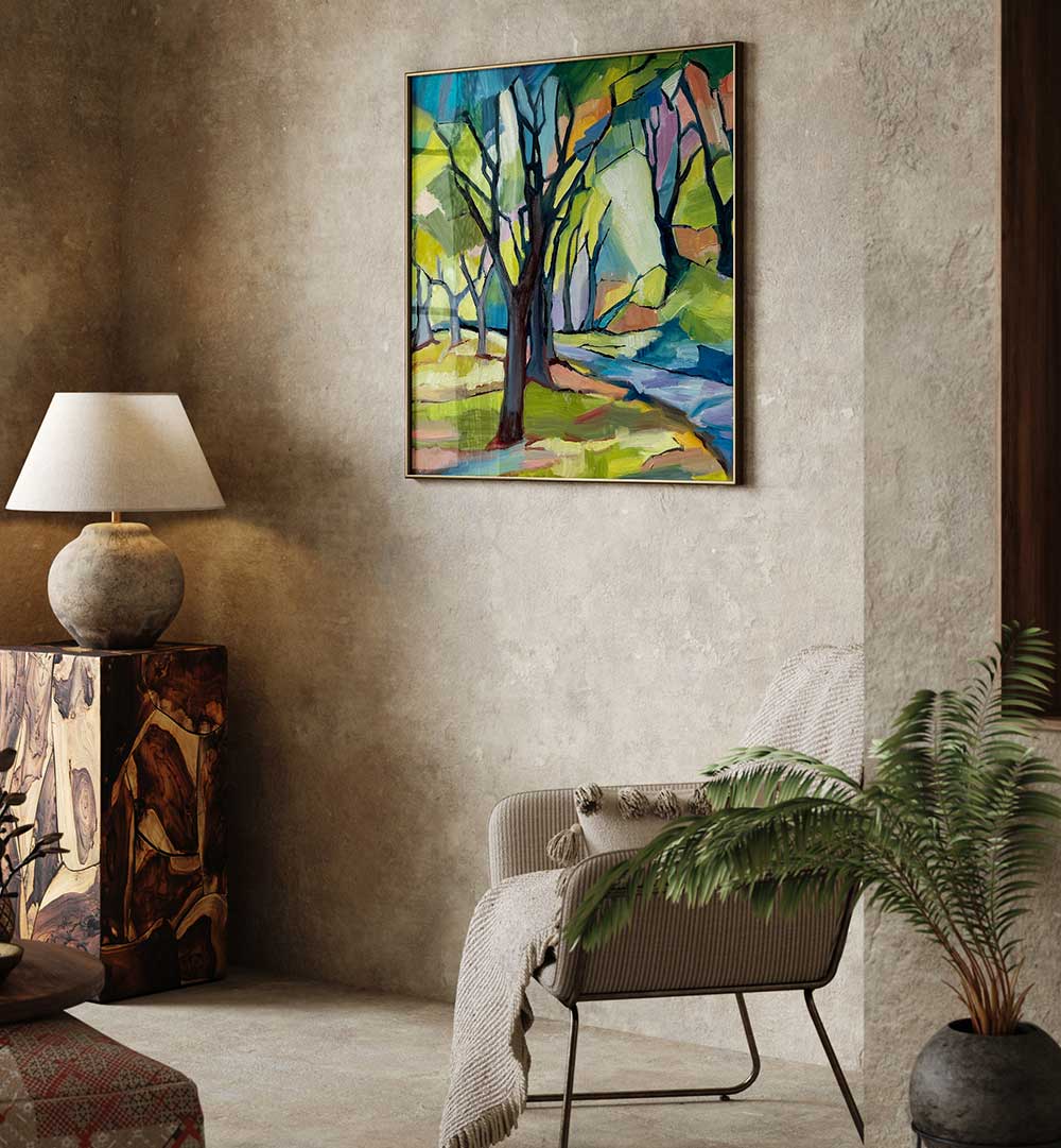 SHADOWY PATH , LANDSCAPE PAINTINGS