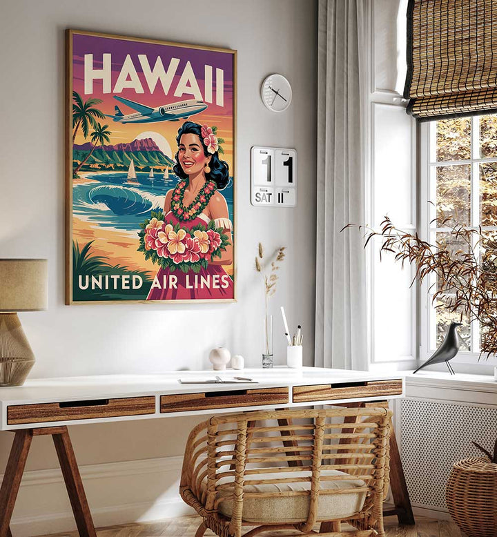 HAWAII , TRAVEL POSTERS