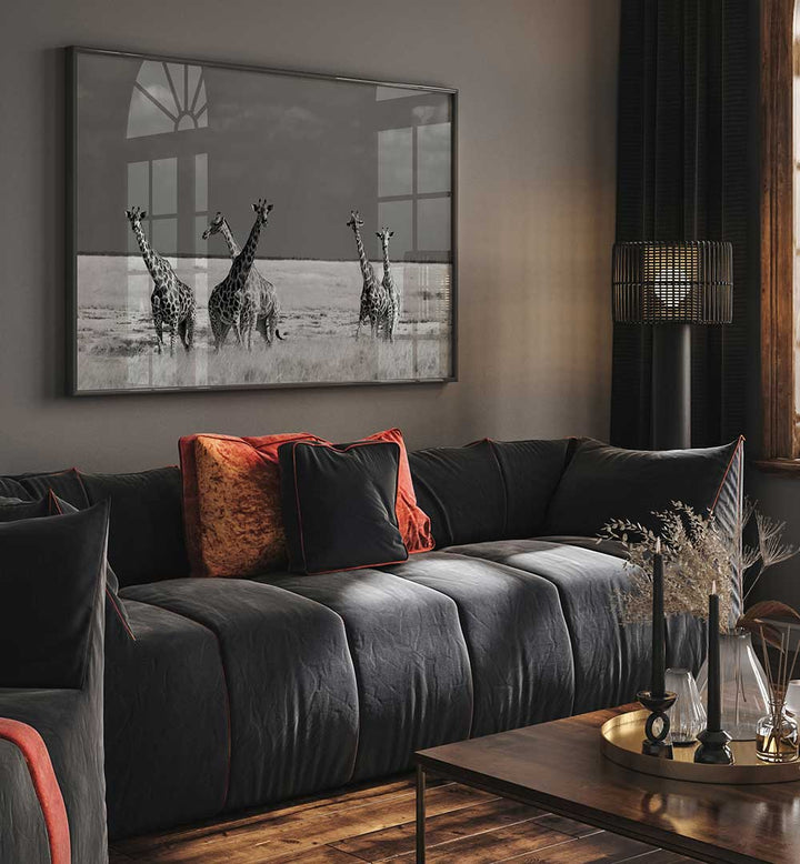 LOOK GIRL STRANGE ANIMALS  , PHOTOGRAPHY PRINTS