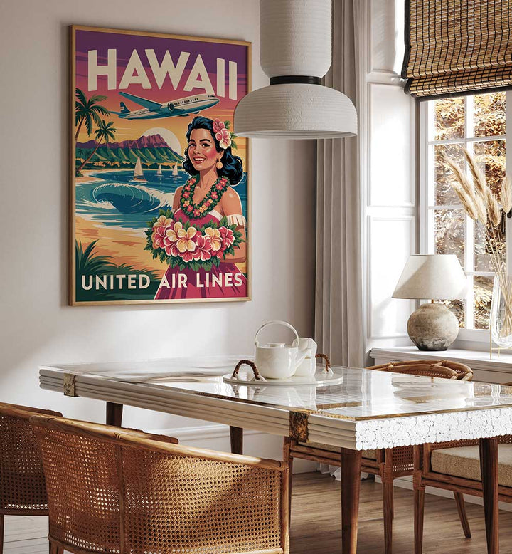 HAWAII , TRAVEL POSTERS