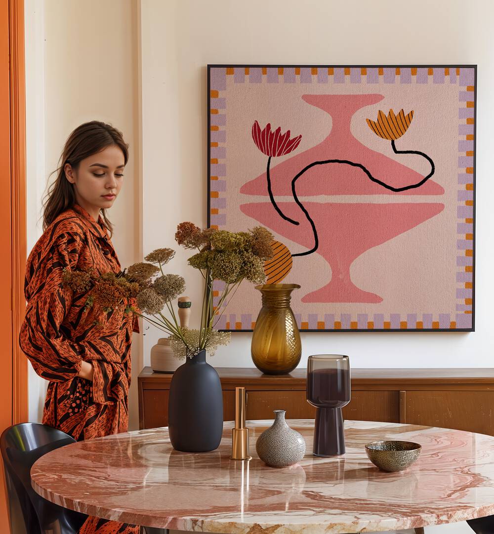 Elevate your décor with OUT OF VASE BLOOMS VIII, FASHION POSTERS showcasing vibrant floral artistry.
