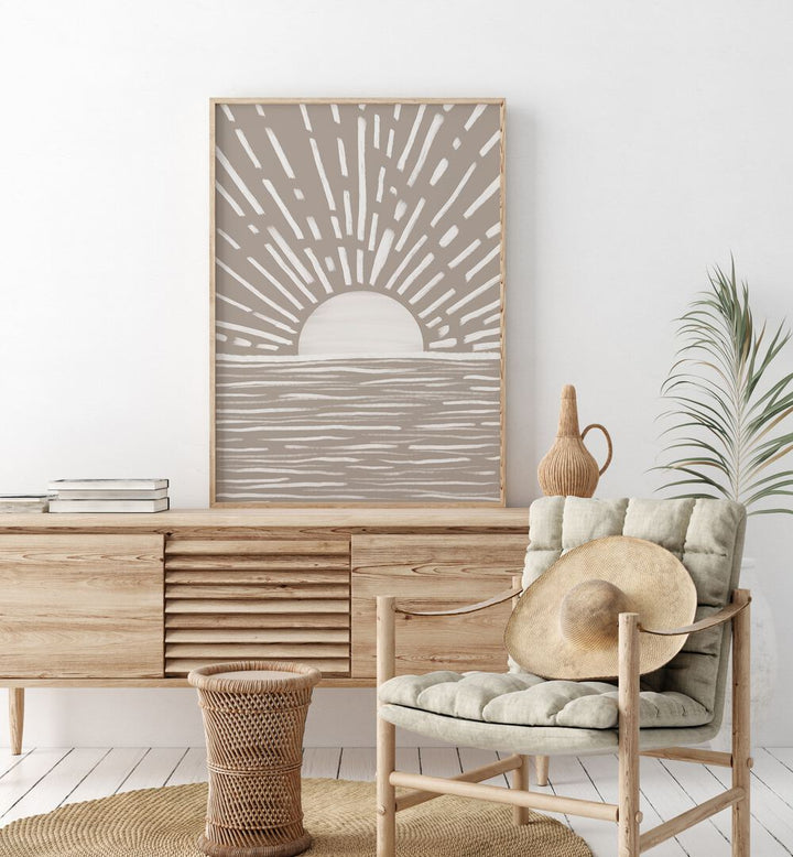 Bright and stylish SUN ARTWORK III, BOHO ART PAINTINGS enhance your home decor with vibrant, bohemian vibes.