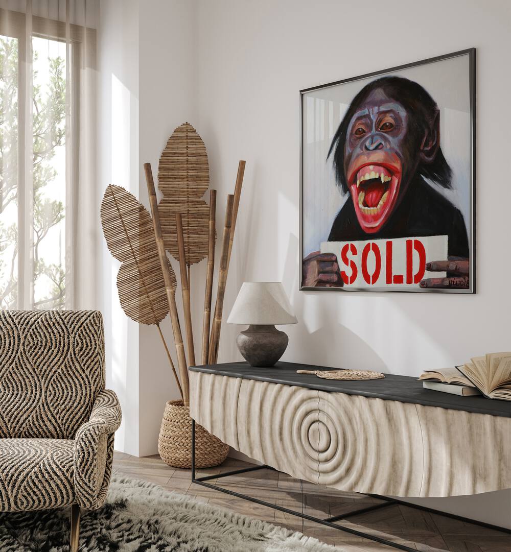 Vibrant SCREAMING SOLD APE Comic Posters enhance your wall decor, celebrating abstract comic art and lively illustrations.