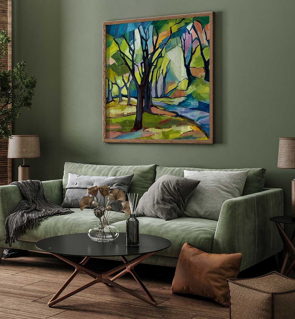 SHADOWY PATH , LANDSCAPE PAINTINGS