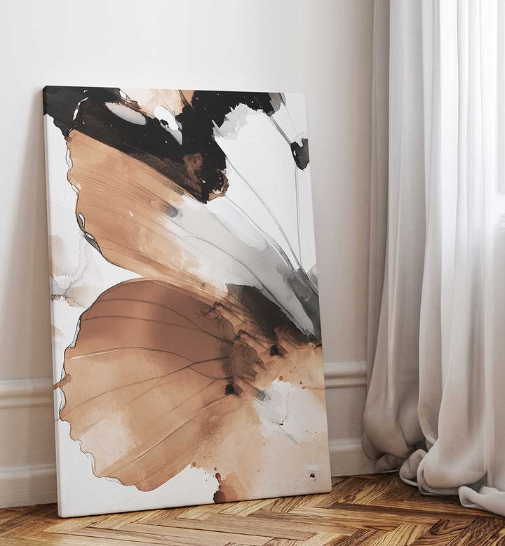 BUTTERFLY ABSTRACT , FLORAL FLOWER PAINTINGS