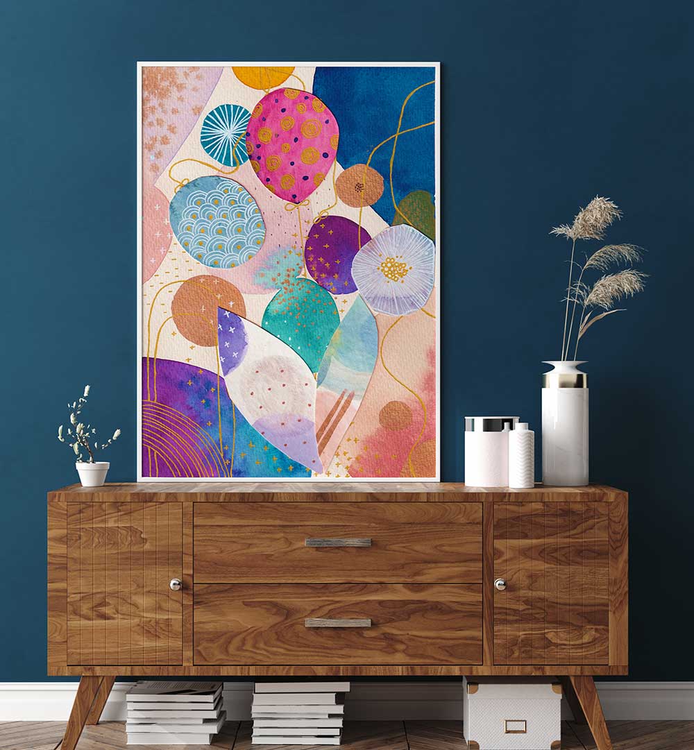 BALLOONS FOR NINO , ABSTRACT PAINTINGS