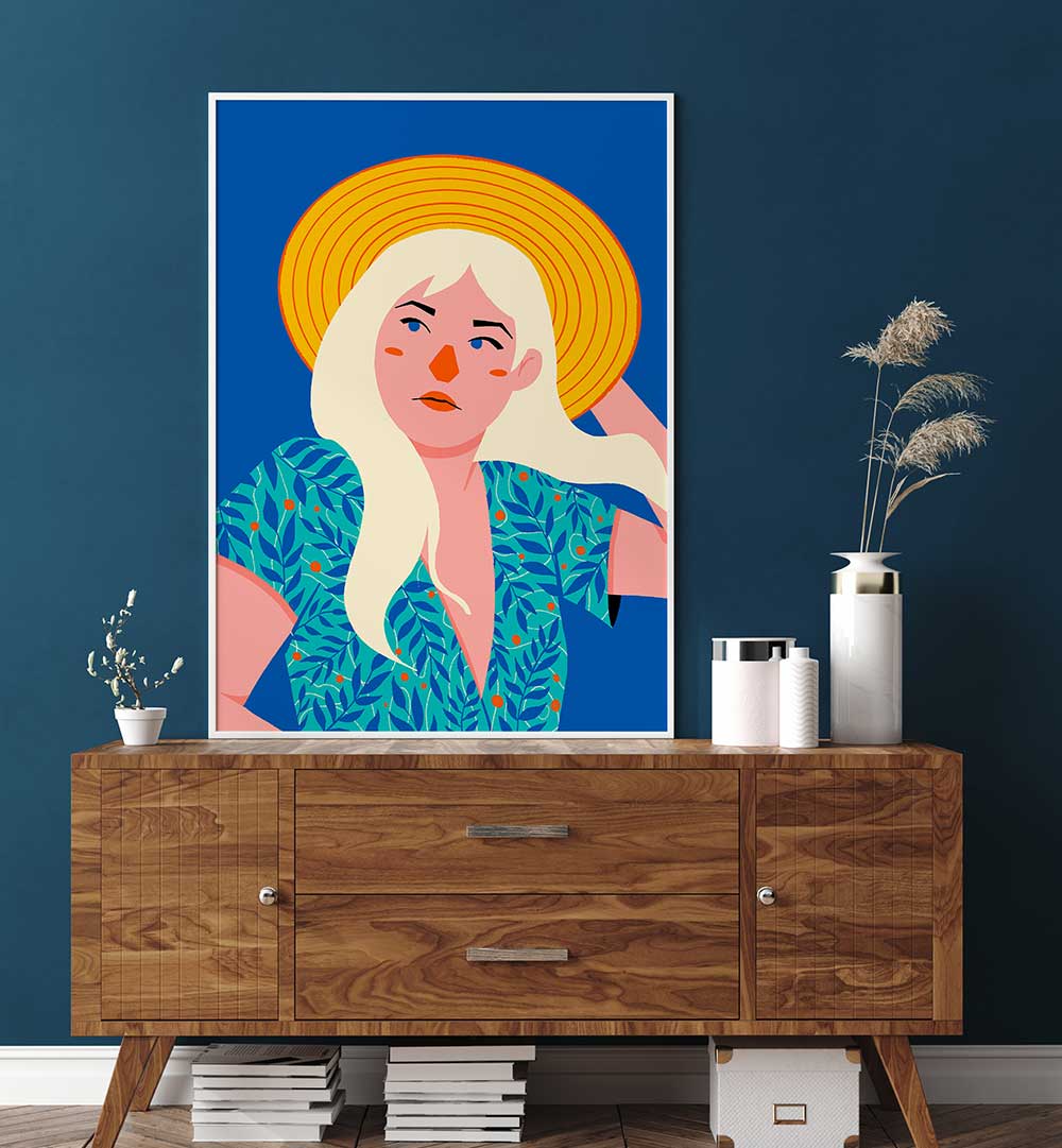 BOTANICAL BREEZE , PORTRAITS & FIGURATIVE ILLUSTRATIONS