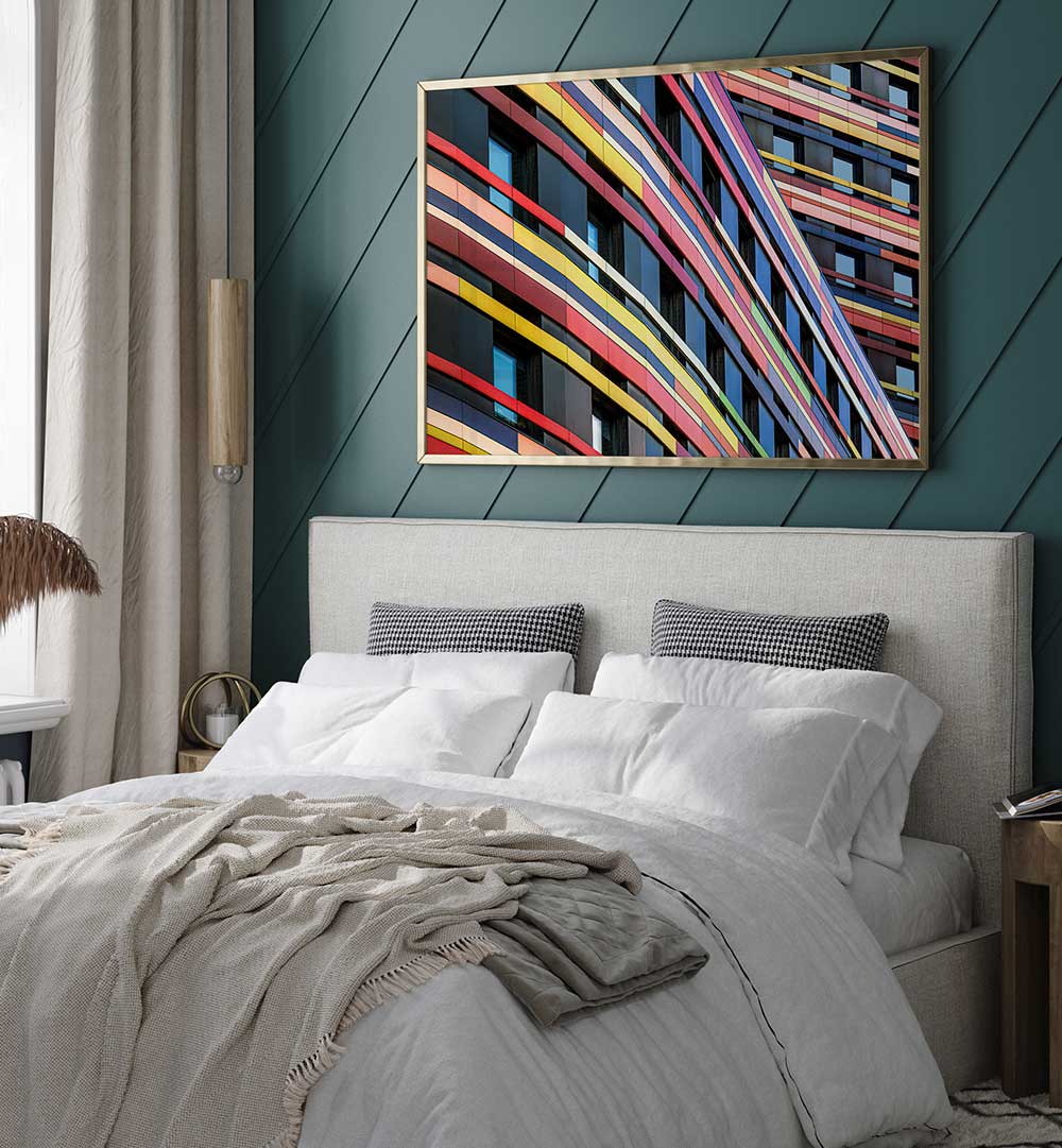 COLOURFUL AUTHORITY FAÇADE , PHOTOGRAPHY PRINTS