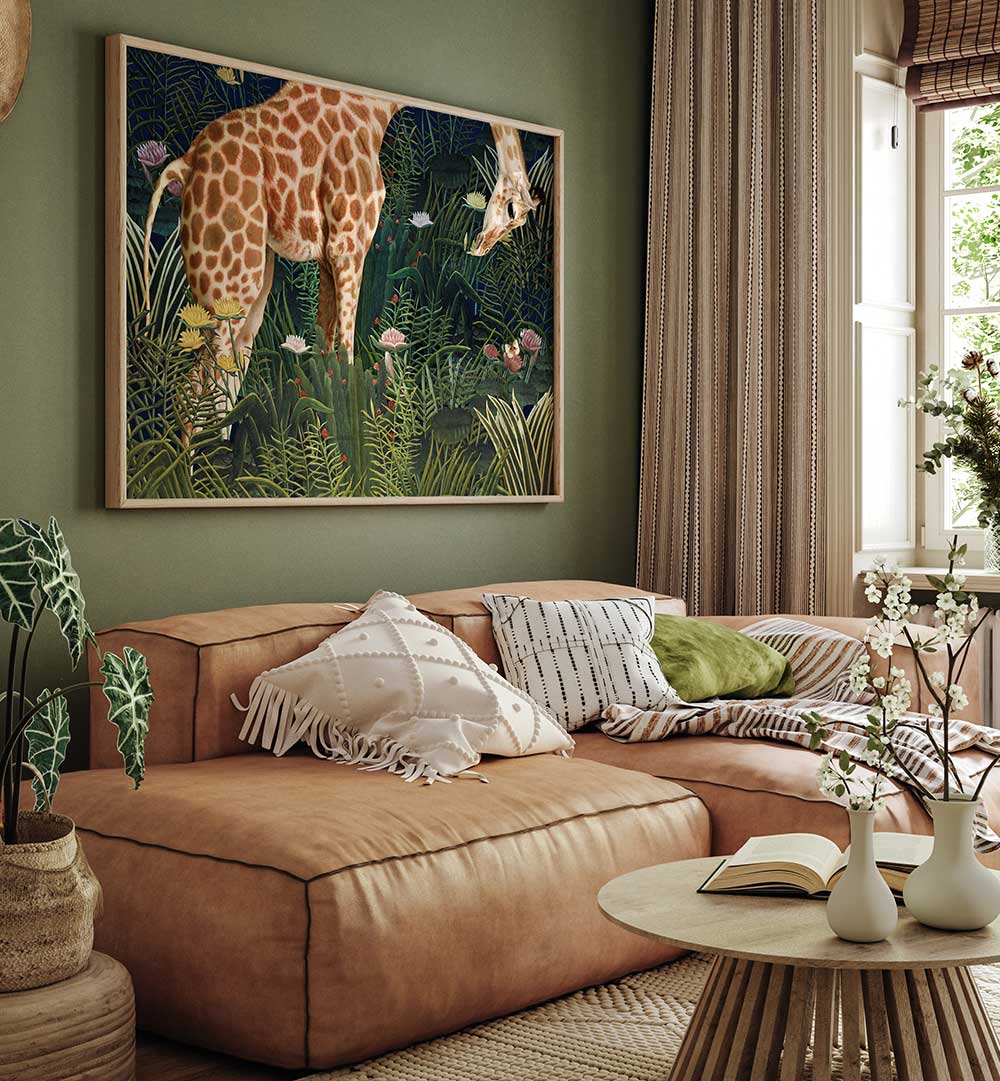TALES OF GIRAFFES , ANIMAL PAINTINGS