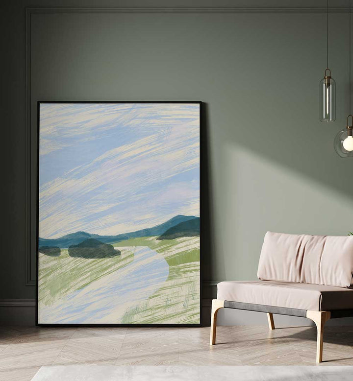 ABSTRACT LANDSCAPE SKETCH , LANDSCAPE PAINTINGS