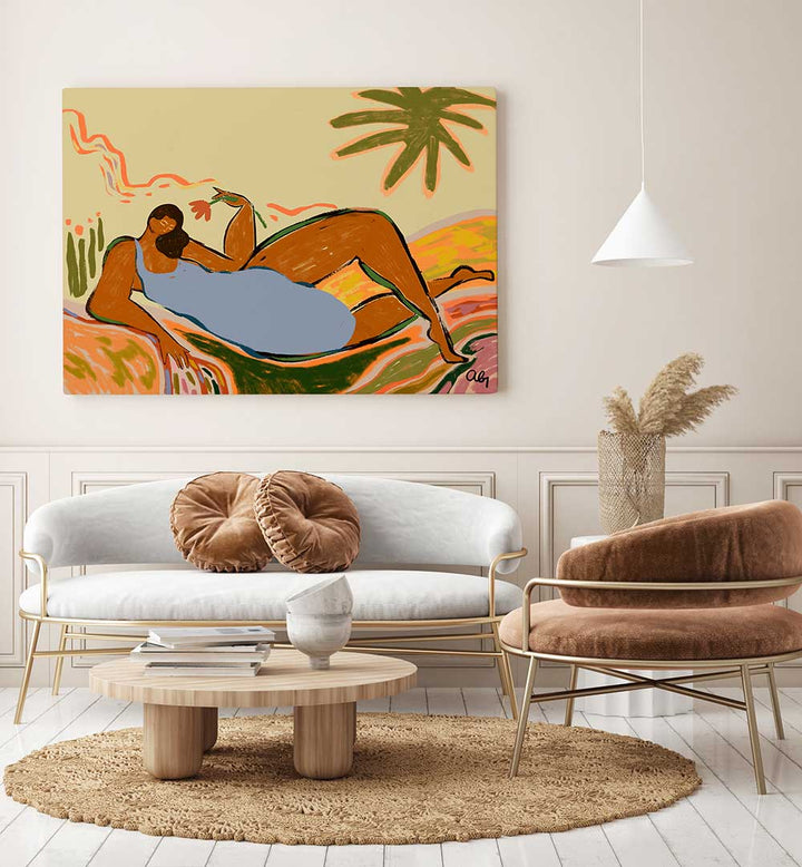 REST AND RELAX , PORTRAITS & FIGURATIVE ILLUSTRATIONS