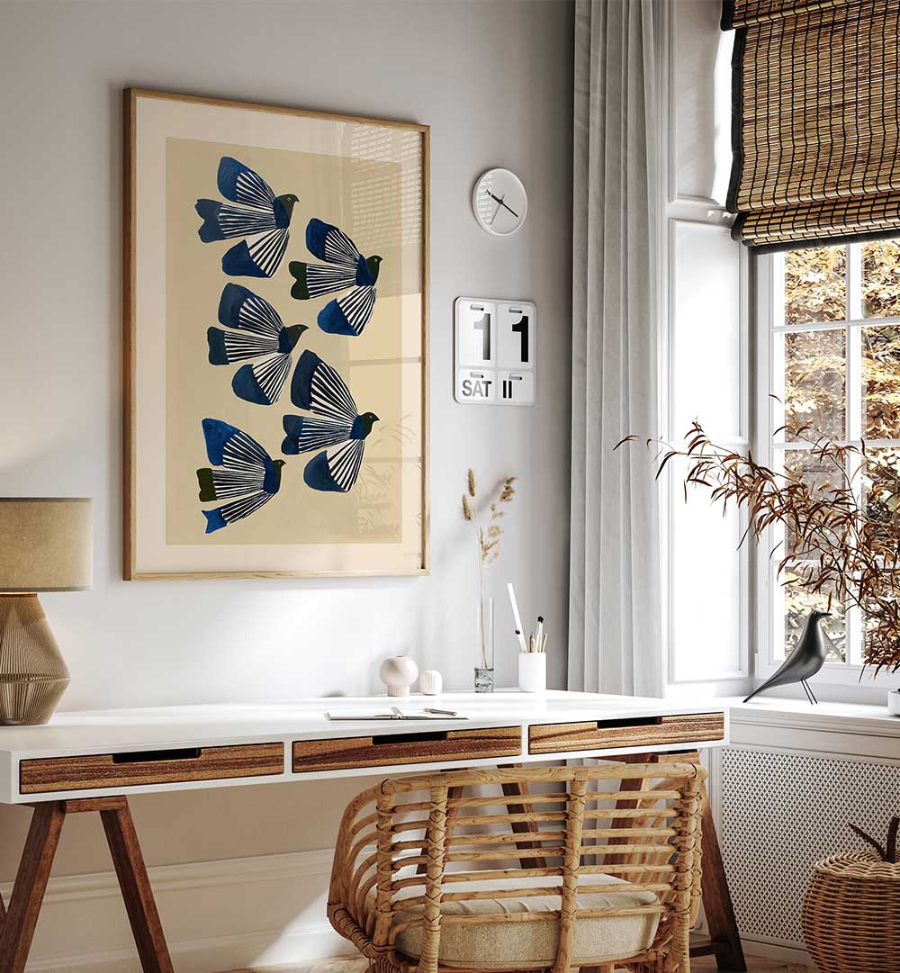 BIRDS IN FLIGHT , ANIMAL PAINTINGS